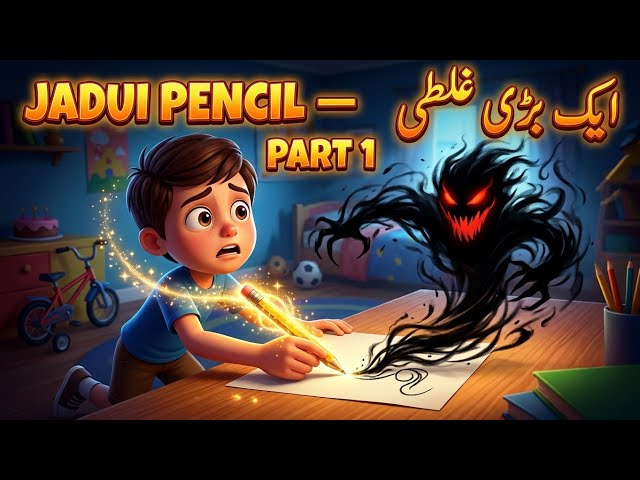 Jadui Pencil Ka Raaz ✨ | Ahmed Ki Magical Story | Kahaniyon ki Duniya With Naina