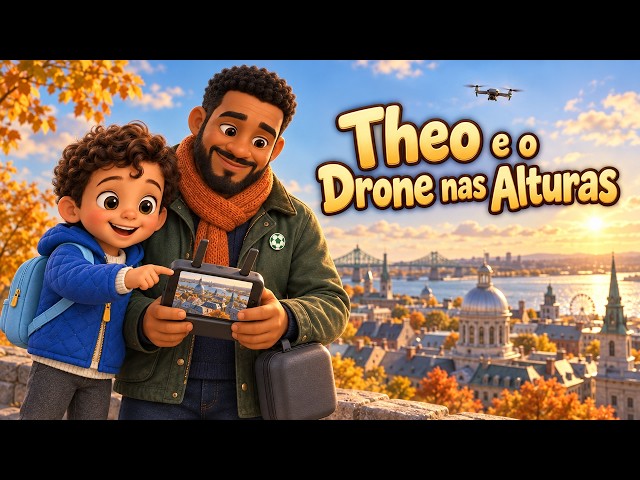 Theo e o Drone nas Alturas | História Infantil para Dormir