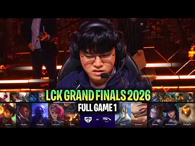 GEN vs HLE GAME 1 LCK PLAYOFFS GRAND FINALS 2026 | FULL GAME | GENG vs HANWHA G1 LCK PLAYOFFS 2026