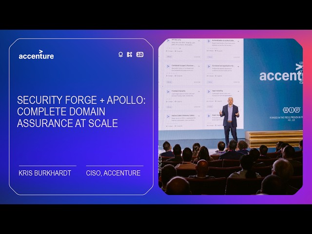 Security Forge + Apollo: Complete Domain Assurance at Scale | Accenture at AIPCon 10