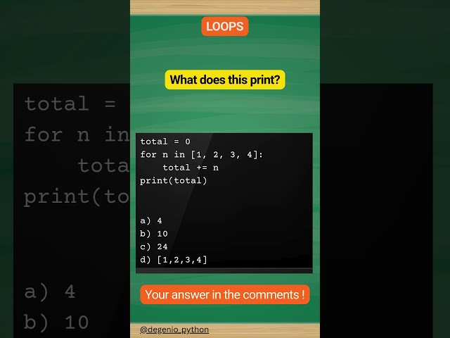python quiz on loops 30