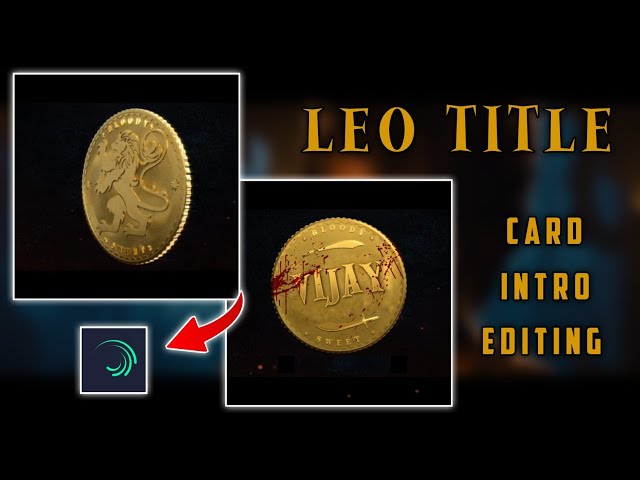 LEO Name Art Video Editing In Alight Motion | LEO Tittle Intro Editing in Alight Motion