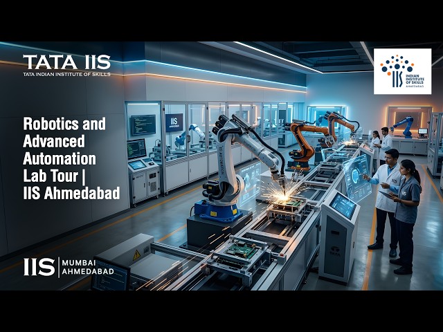 Robotics and Advanced Automation Lab Tour | IIS Ahmedabad