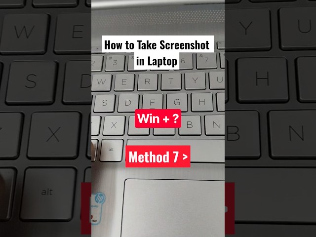 How to Take a Screenshot (Method 7) 💻 #shorts #tech