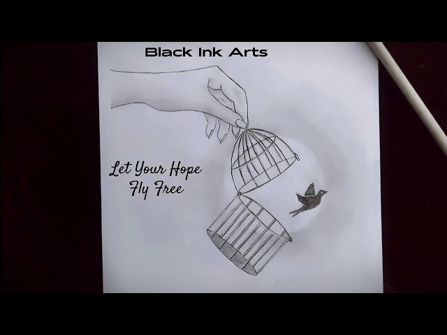 A Heartfelt Moment || Bird's Journey to Freedom || Step By Step Tutorial