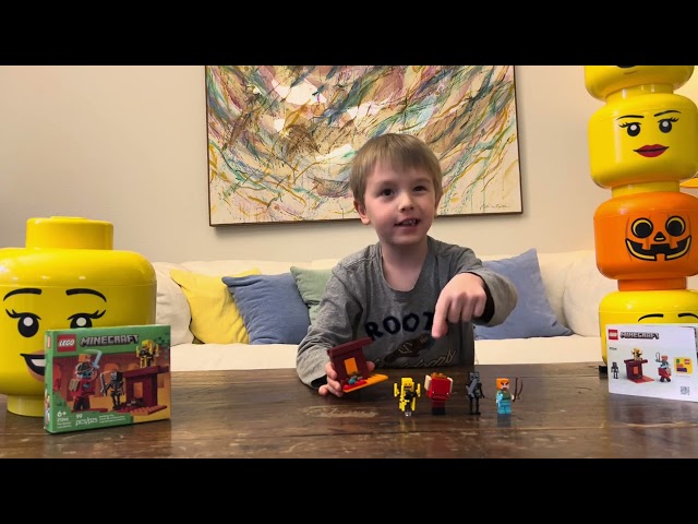KIDS REVIEW: LEGO Minecraft 2025 The Nether Lava Battle Building Toy Set #21188  by Jack’s Videos!