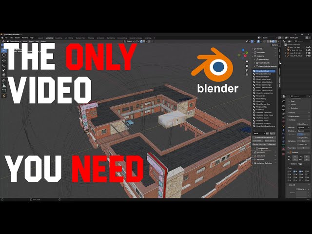 Creating custom MLO interior in Blender 'Sollumz' l GTA V Tutorial l Sollumz tutorial