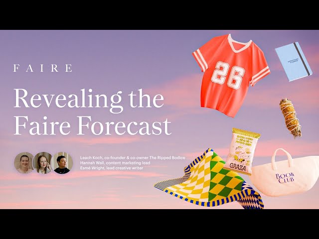 Revealing the 2026 Faire Forecast: Explore the trends | Faire Wholesale