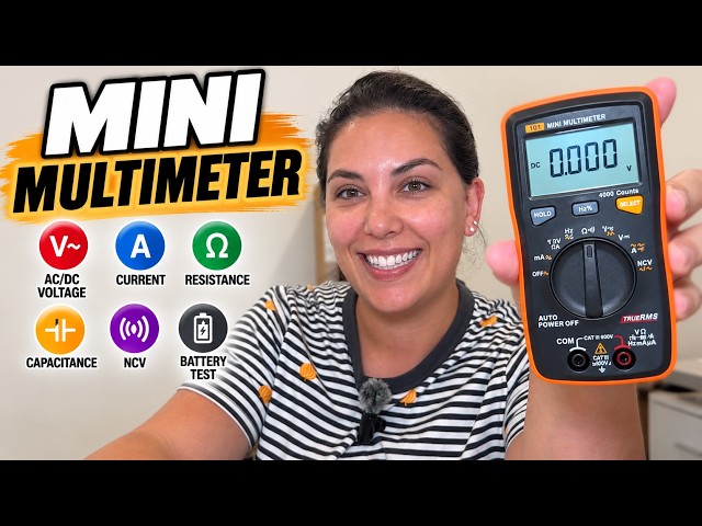 Unboxing the ZIBOO 101 Mini Digital Multimeter #ad