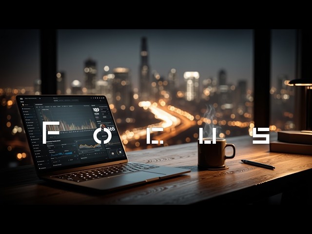 Deep Work Music | Focus Beats for Intense Concentration & Lofi Productivity Sessions ~ 4K