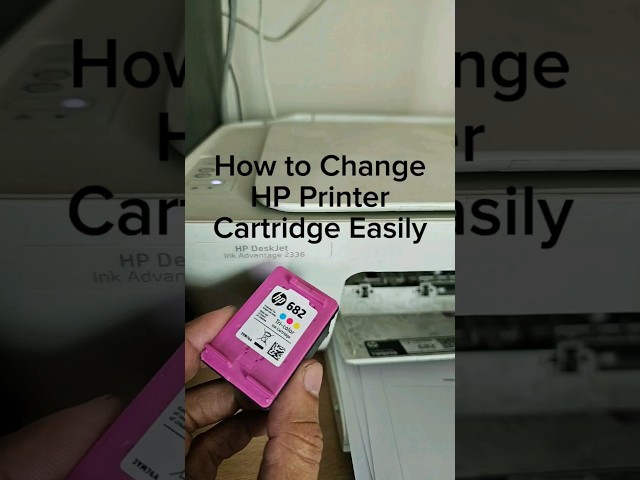 Change HP Printer Cartridge in Seconds #hpprinter #cartridge