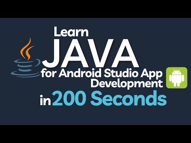 Learn Java for Android Studio App Development (2025) | Create Android App Using Java – Full Tutorial