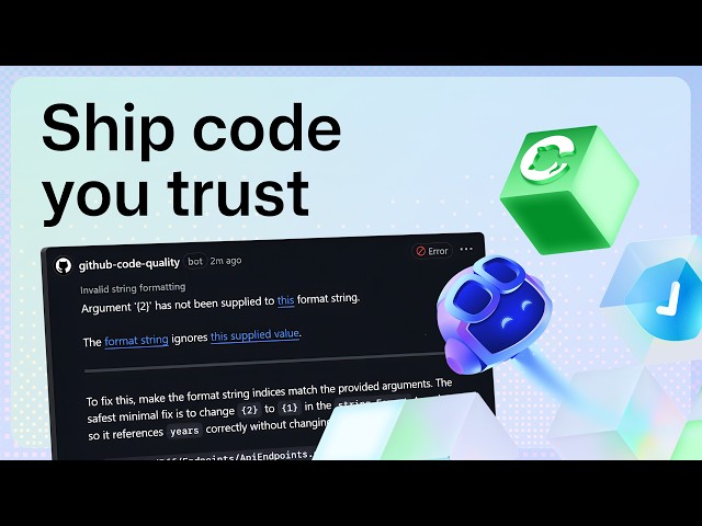 How to use GitHub Code Quality to ship reliable code