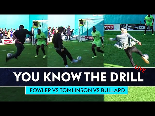Louis Tomlinson, Jimmy Bullard & Robbie Fowler take on the ULTIMATE finishing drill! 🔥