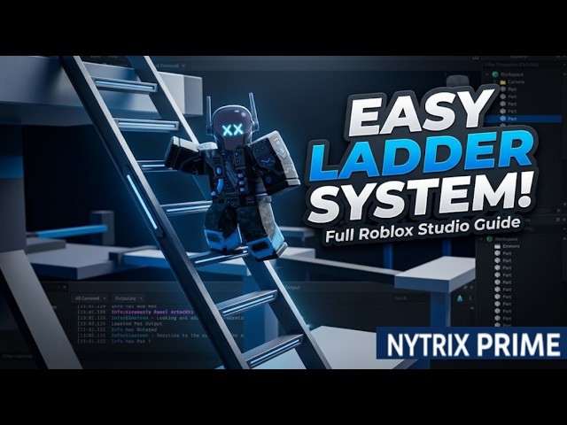 How to Make a Ladder in Roblox Studio (2026 Tutorial) | Easy Step-by-Step Ladder System