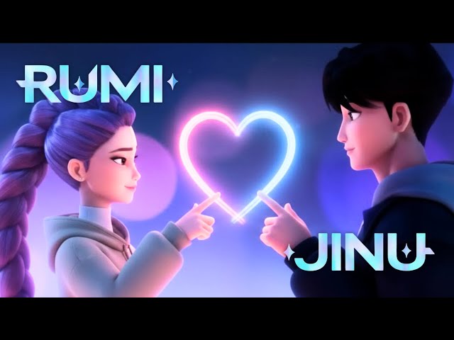 Tracing map RUMI & JINU ✍️ K-Pop Demon Hunters | Satisfying Art & Relaxing Asmr