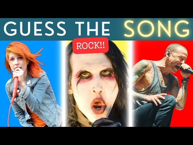 Guess the ROCK song / Artist🎸 | Music Quiz