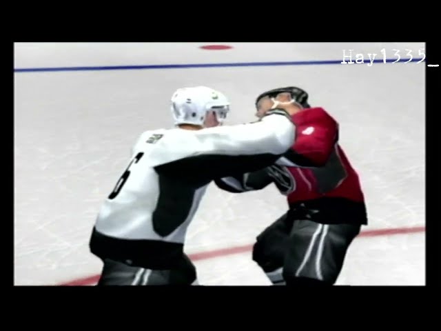 Playing on my ps2!!  (EA SPORTS PS2  - NHL 2004)