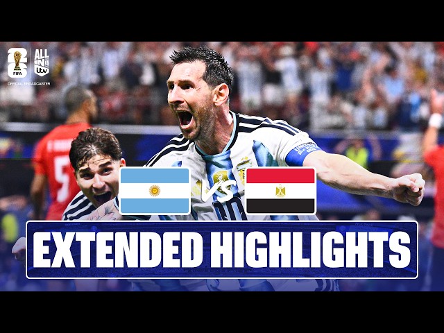 Argentina v Egypt - 30-Minute EXTENDED HIGHLIGHTS | Round of 16 | FIFA World Cup 2026