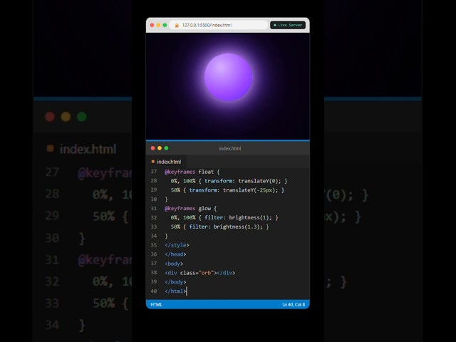 How to Create HTML CSS JavaScript Animations | Beginner Tutorial