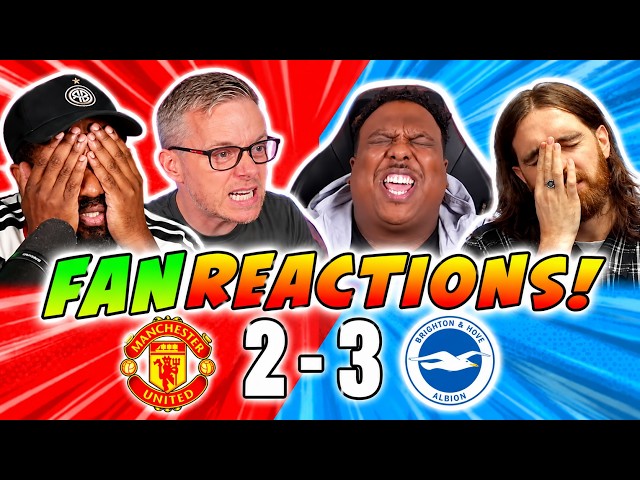 Man United Fans DEJECTED😫 Reactions to Man Utd 2-3 Brighton | Carabao Cup Reactions