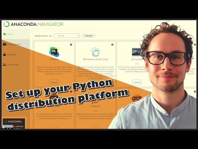 Introduction to the Python distribution platform Anaconda