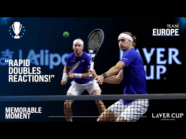 Ruud & Zverev Win Incredible Doubles Rally! | Laver Cup 2026