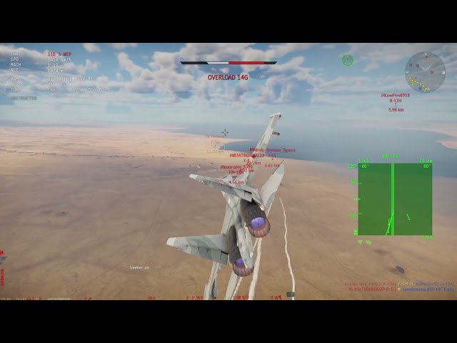 War Thunder: Air Battles Sinai Map Su-30MK2 AMV