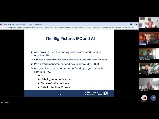 International Research Collaboration in an AI Era