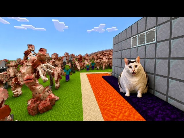 Cats Survive FUNGAL OUTBREAK In Minecraft