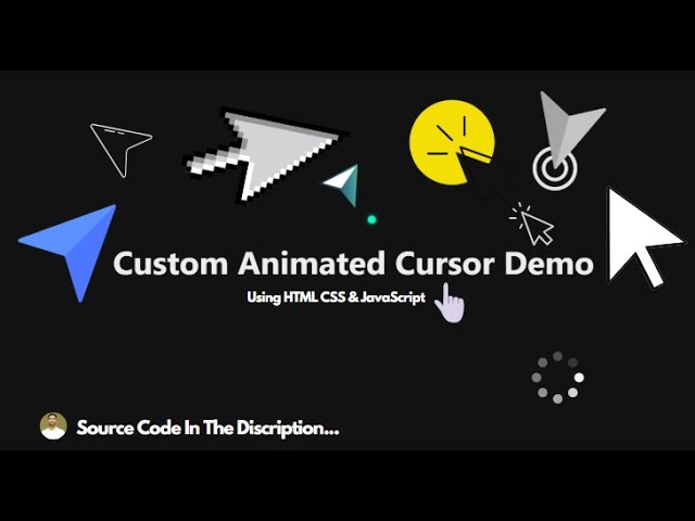 How to Create a Custom Animated Cursor Using JavaScript | Make Custom Cursor Using JavaScript