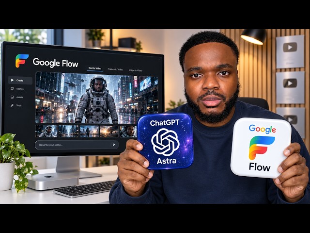 Google Flow + GPT-6 Astra Can Make LONG AI MOVIES (FREE COURSE)