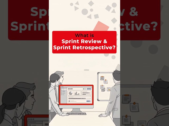 A simple explanation on what Sprint reviews and Sprint retrospectives.