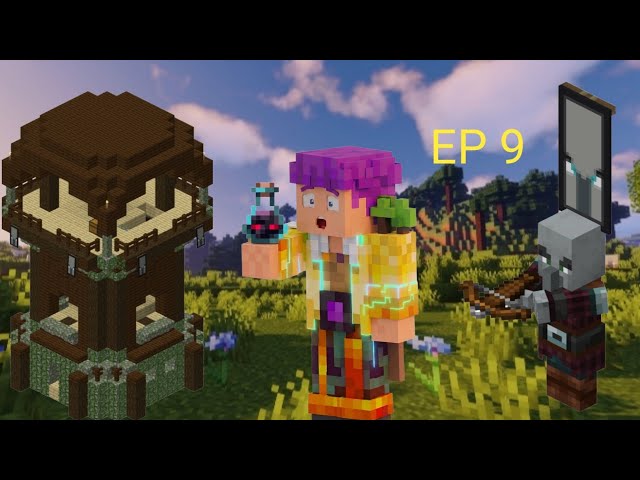 Minecraft Hardcore Series Episode 9 | I Got the OMINOUS BOTTLE from a Pillager Outpost! 😱🔥