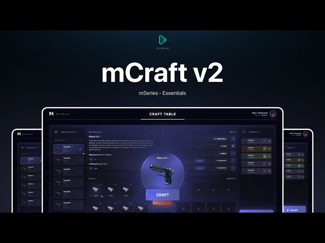 mCraft v2 - Advanced Fivem Craft Script