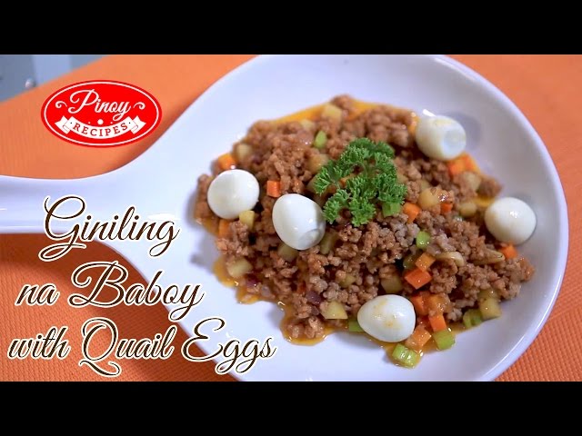 Giniling na Baboy Pinoy Recipe : How to cook Giniling na Baboy | Pinoy Recipes