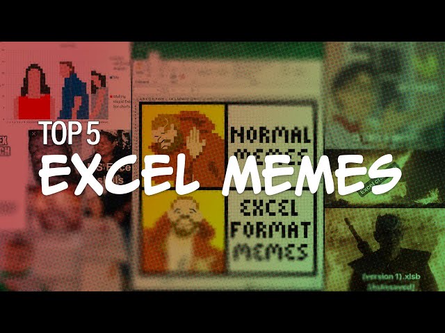 Top 5 Excel Memes! 1k subs special ππ