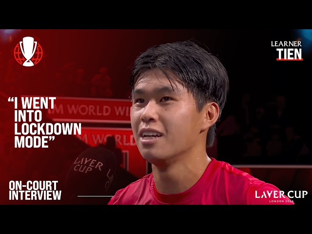 Learner Tien On-Court Interview | Laver Cup 2026 Match 5