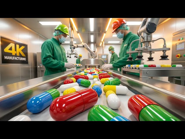 Inside a Medicine Factory 😱 | How Capsules Are Mass-Produced