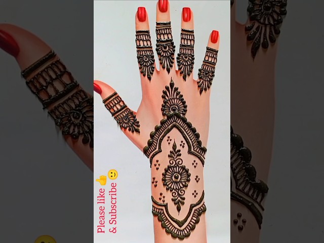 Beautiful mehndi design #mehndi #trending #viralvideo #youtubeshorts #shorts #henna