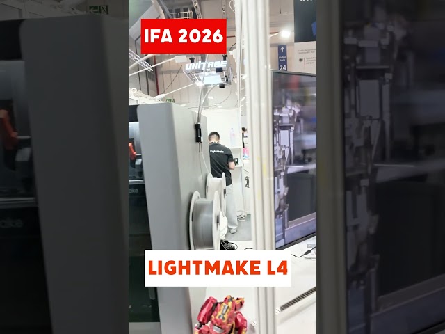 IFA 2026 Vlog – The LightMake L4 prints with 4 independent heads!