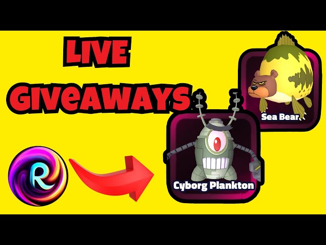 🔴LIVE Mythic Giveaway and Secret unit RAFFLES SpongeBob Tower Defense