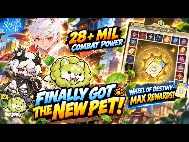 28 CP! I Pulled the NEW Cabbage Dog! | Sword x Staff