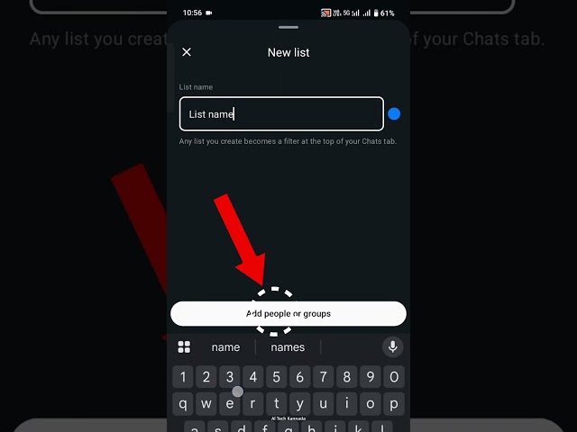 How to Create a New List in WhatsApp | New WhatsApp Lists Feature #shorts #whatsapp