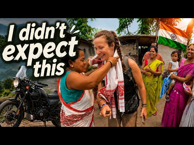 Solo Female Biker Welcomed into Indian Village | North East India #17