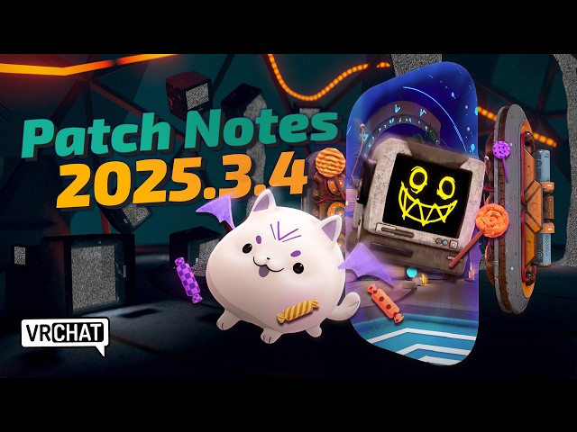 The Shop, Spookality... CUTE CAT?! VRChat Patch Notes 2025.3.4
