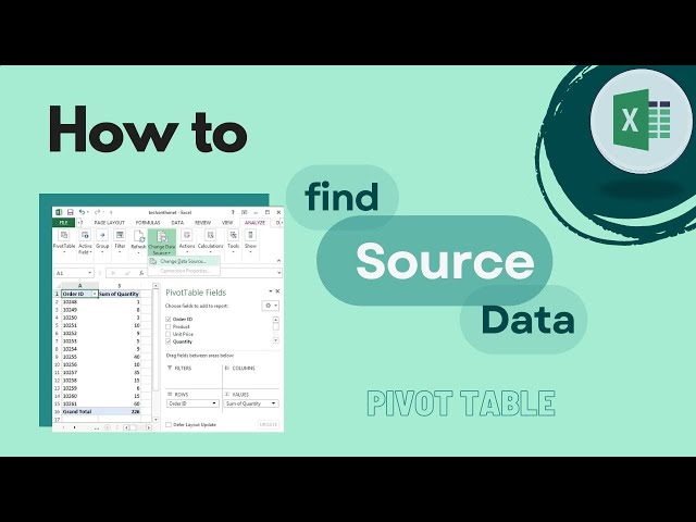 Excel Pivot Table: How To Find Source Data