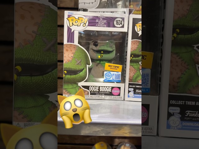 Hot Topic Exclusive Flocked Oogie Boogie Funko Pop! #hottopic #shorts #funkopop #halloween