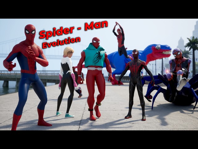 Evolution of Spider-Man in Movies games and comics | #spiderman