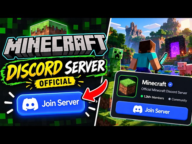 How To Join Minecraft Discord Server | Official Minecraft Discord Server